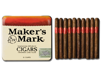Makers Mark Bourbon Tin Cigars