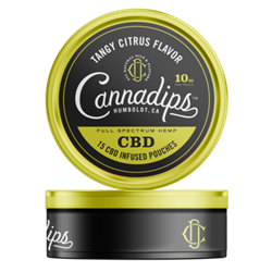 Cannadips CBD Tangy Citrus Pouches